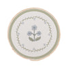 Vintage Floral Round Cotton Placemat