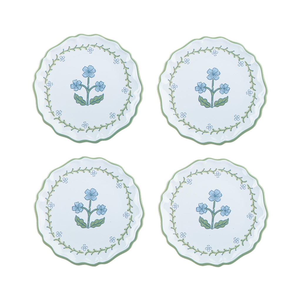 Vintage Floral Melamine Salad Plate