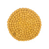 Handcrafted Felted Ball Wool Trivets with Backing - Mustard