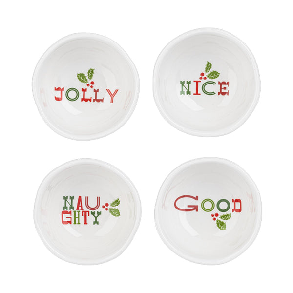 Holiday Tidbit Bowl with Sentiments