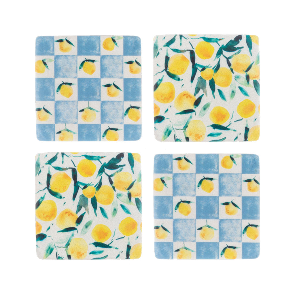 Lemons Coaster Set of 4