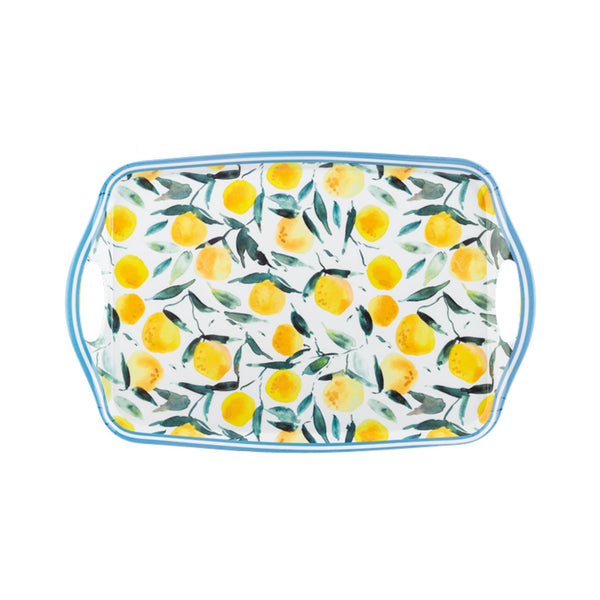 Lemons Melamine Serving Tray