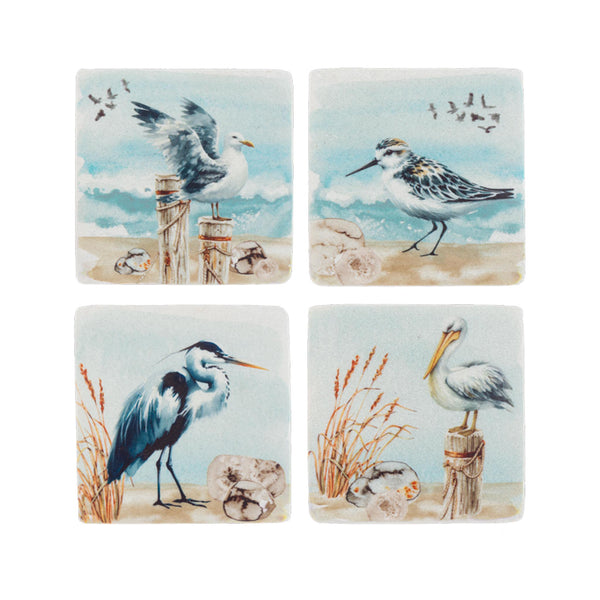 Shorebirds Coaster Set of 4