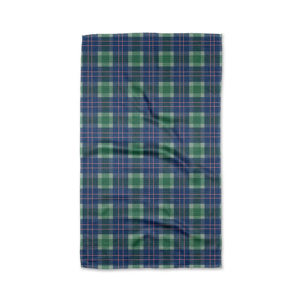 Geometry Tea Towel - Winter Plaid