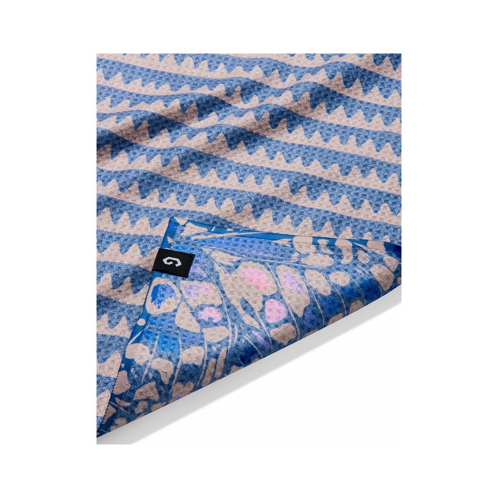 Geometry Tea Towel - Double Sided - Lav -both designs