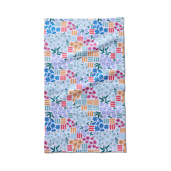 Geometry Tea Towel - Floral Garden