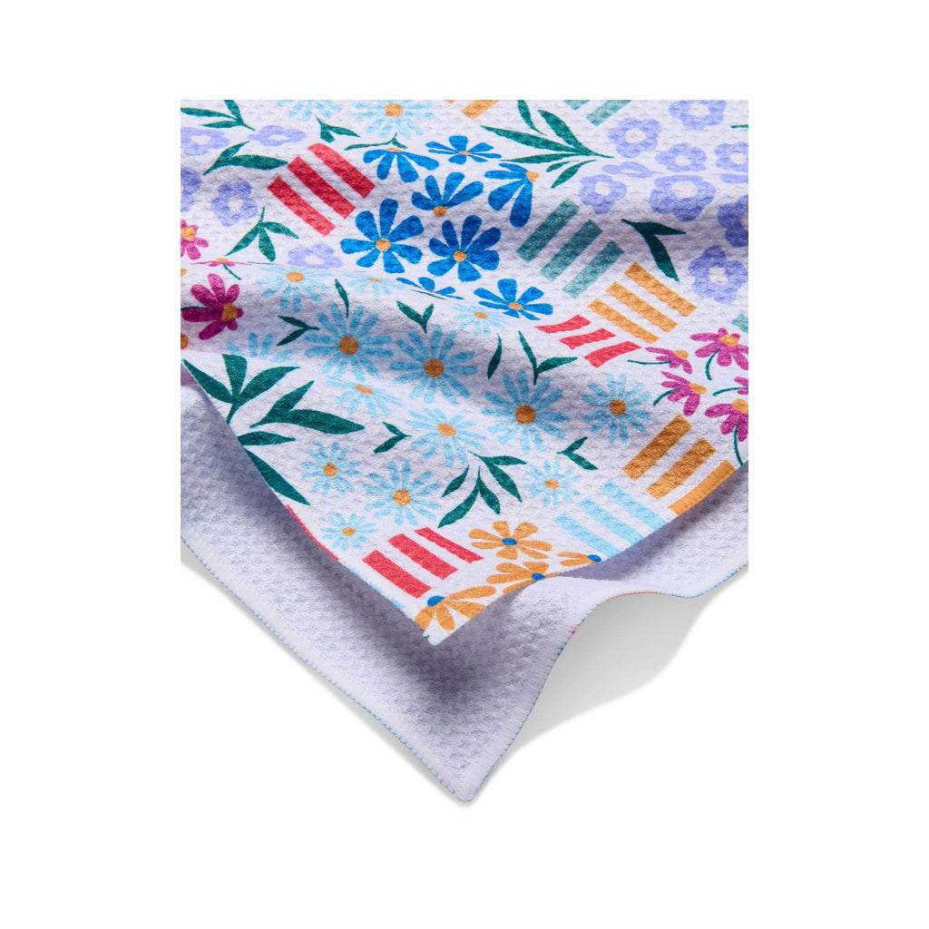 Geometry Tea Towel - Floral Garden - detail