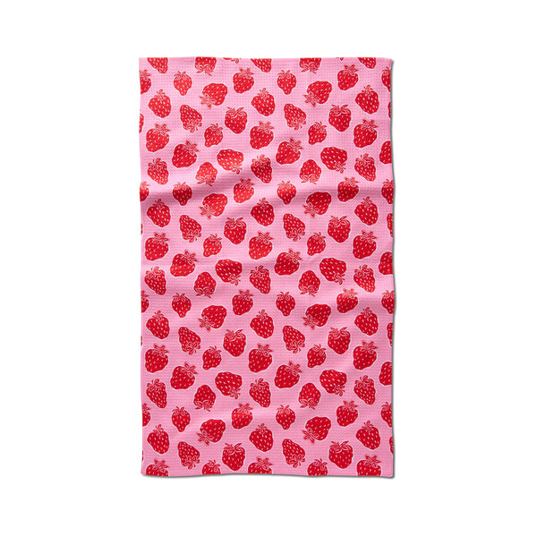 Geometry Tea Towel - Strawberry Fields