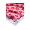 Geometry Tea Towel - Strawberry Fields - detail