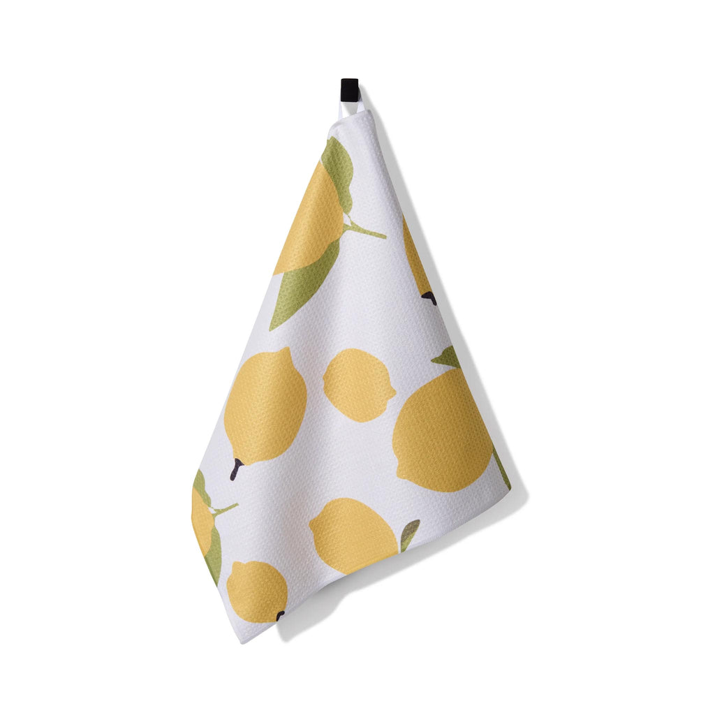 Geometry Tea Towel - Sunny Lemons & Oranges