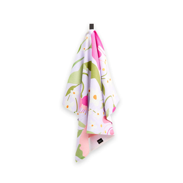 Geometry Tea Towel - Thoughtful - hanging