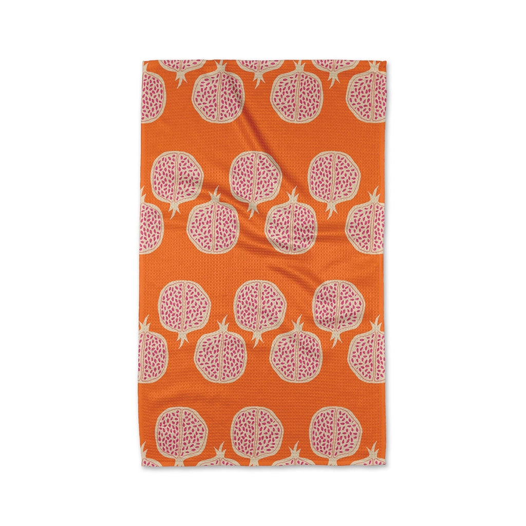 Geometry Tea Towel - Pomegranate Parade