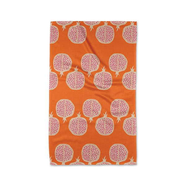 Geometry Tea Towel - Pomegranate Parade