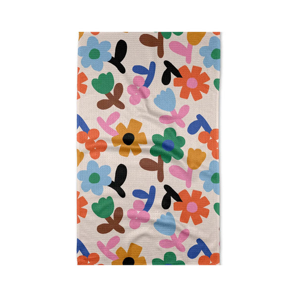 Geometry Tea Towel - Sunny Bloom