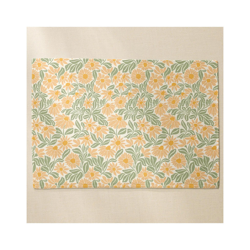 Geometry Placemat Set of 4 - Sunflower Block
