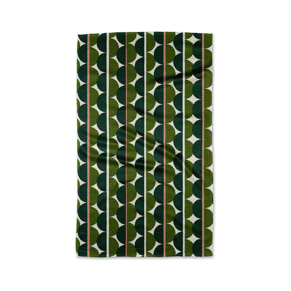 Geometry Tea Towel - Block Print Eclipse