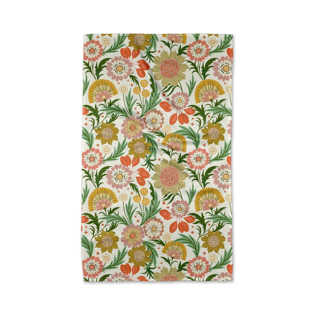 Geometry Tea Towel - Garden Dreams