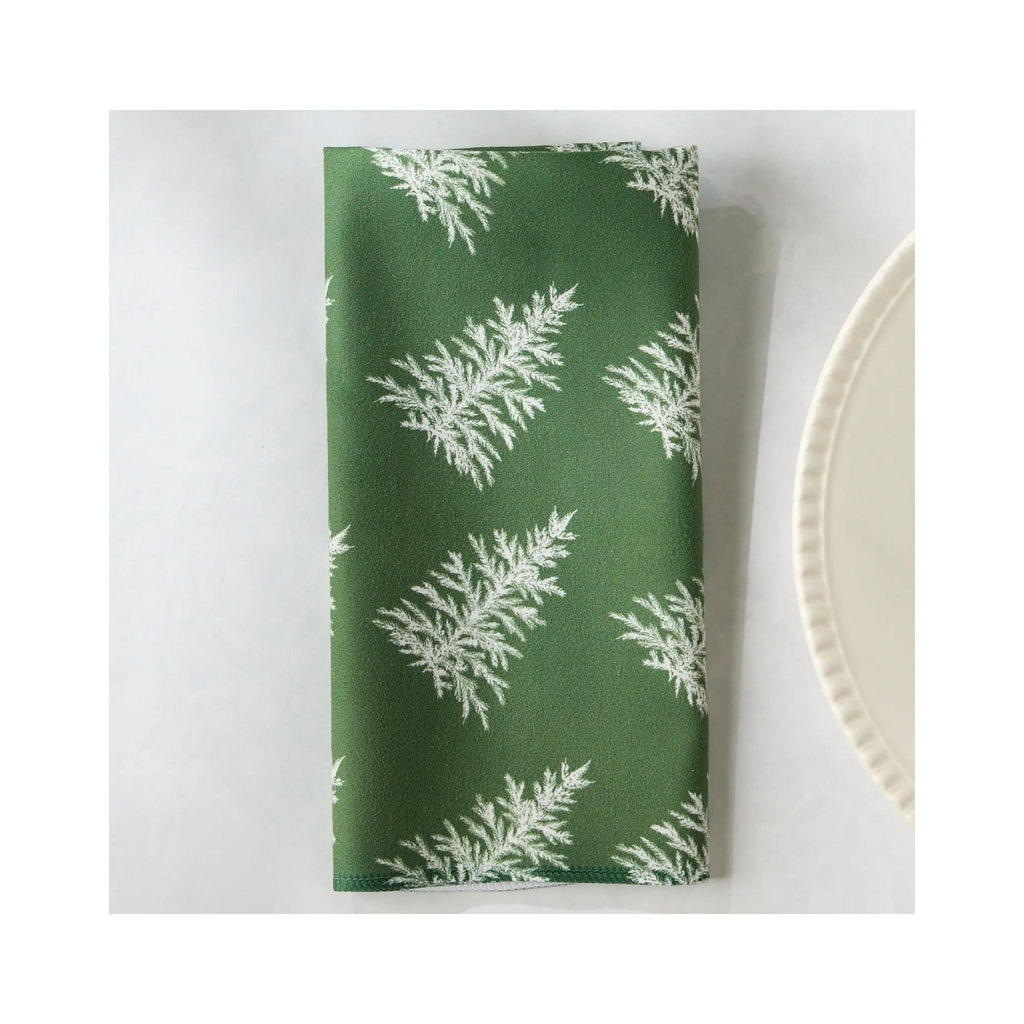 Geometry Dinner Napkins Set of 6 - Cedar Green