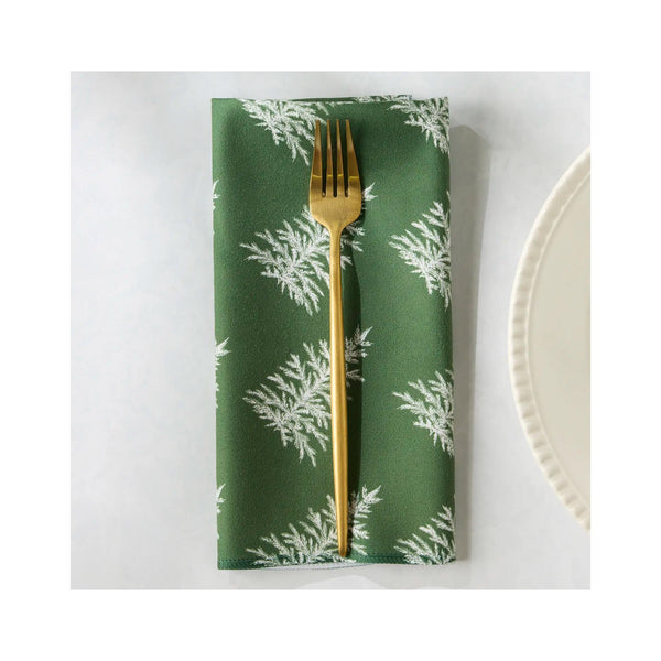 Geometry Dinner Napkins Set of 6 - Cedar Green