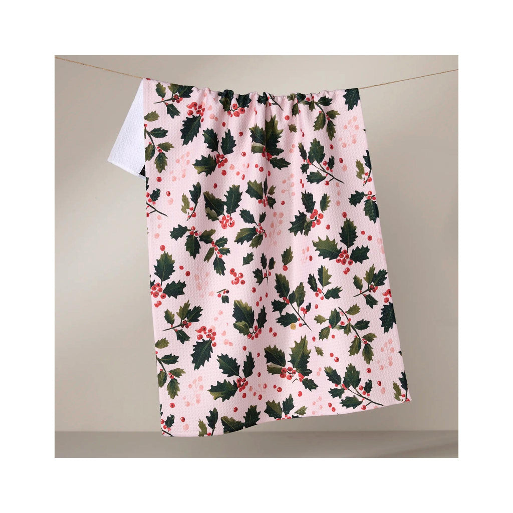 Geometry Tea Towel - Blushberry