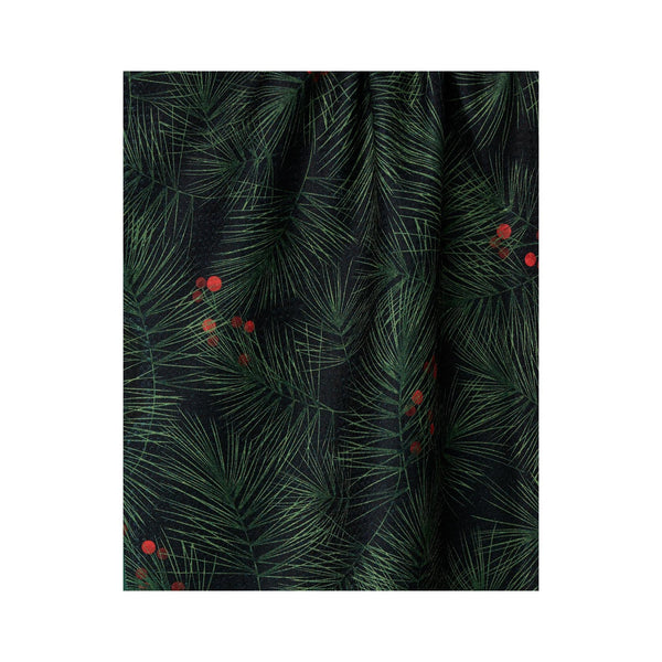 Geometry Tea Towel - Evergreen Pine - detail