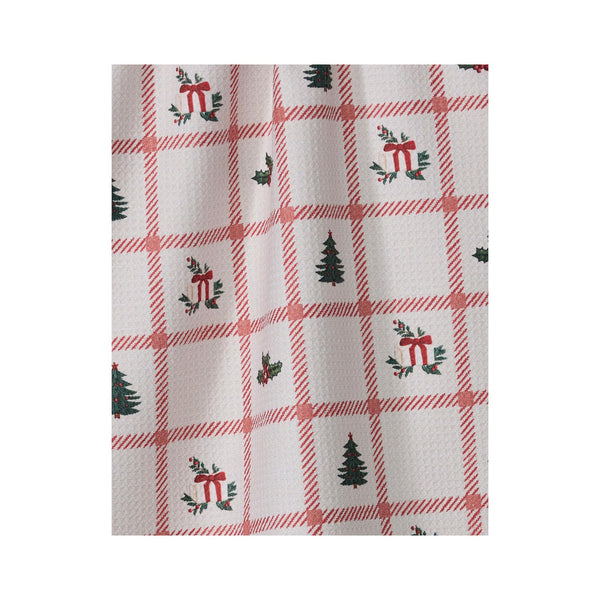 Geometry Tea Towel - Tidings - detail