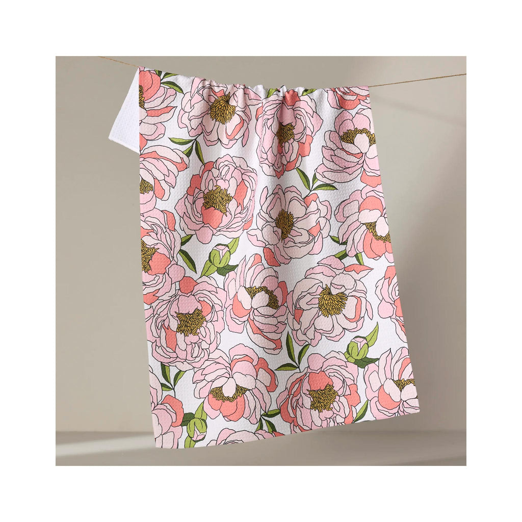 Geometry Tea Towel - Peony Paradise
