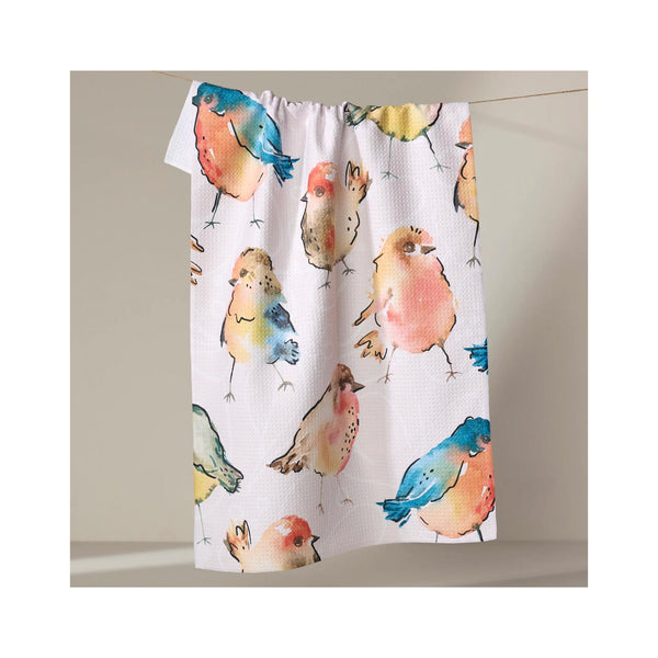 Geometry Tea Towel - Tweet Tweet