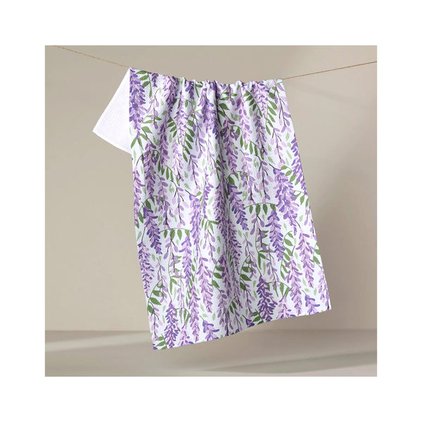 Geometry Tea Towel - Wisteria