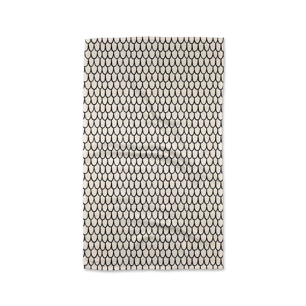 Geometry Tea Towel - Fish Scribble