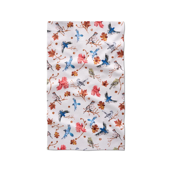 Geometry Tea Towel - Autumnal Bird Skies