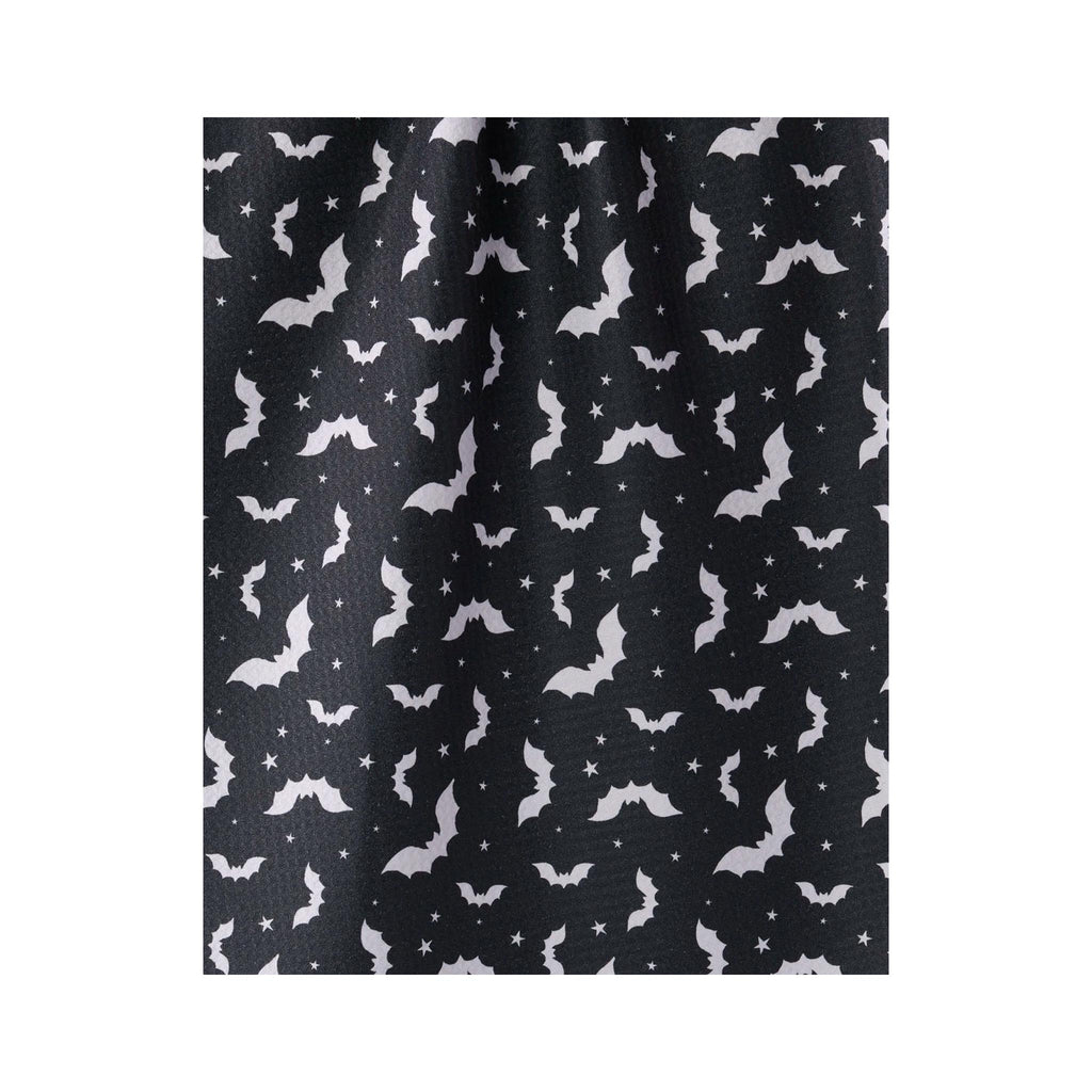 Geometry Tea Towel - Batty Night - detail