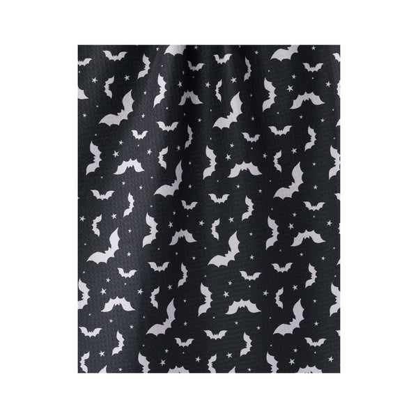 Geometry Tea Towel - Batty Night - detail