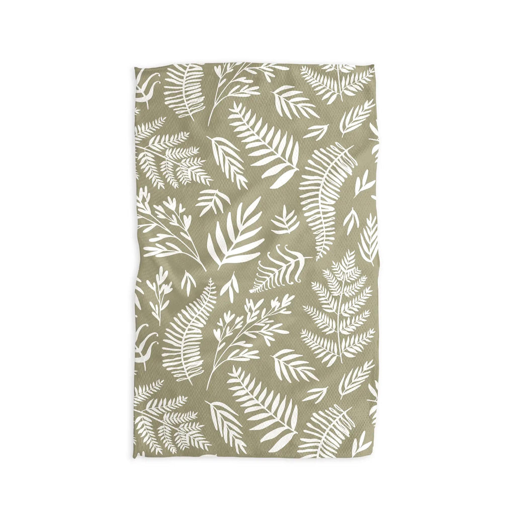 Geometry Tea Towel - Olive Kitchen