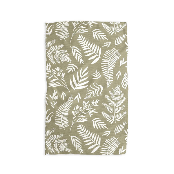Geometry Tea Towel - Olive Kitchen