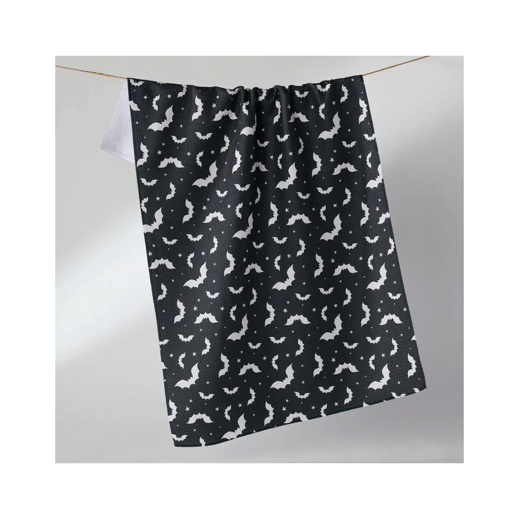 Geometry Tea Towel - Batty Night