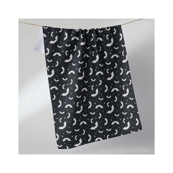 Geometry Tea Towel - Batty Night