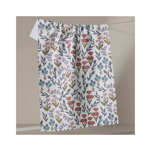 Geometry Tea Towel - Charlolette - hanging