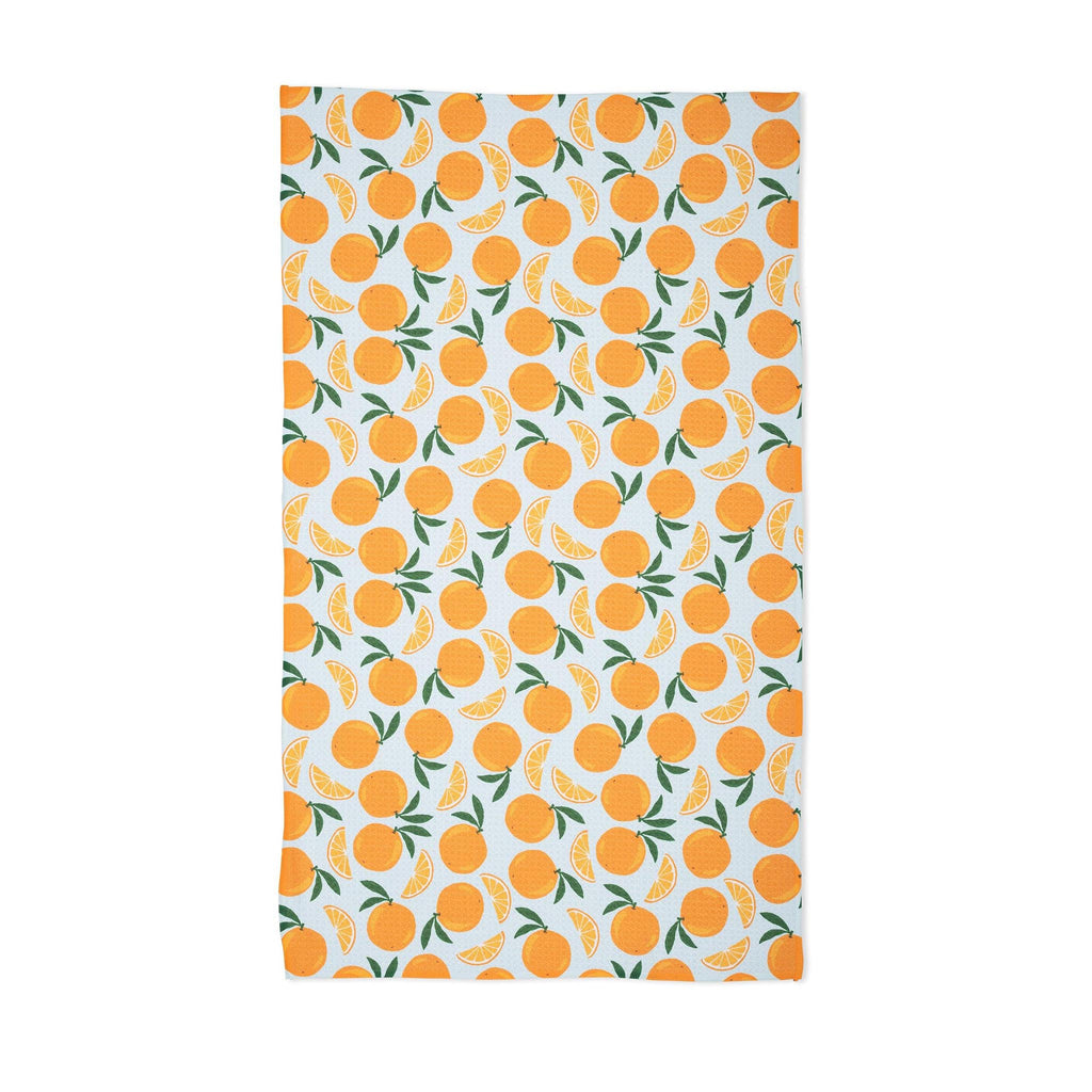 Geometry Tea Towel - Sweet Orange