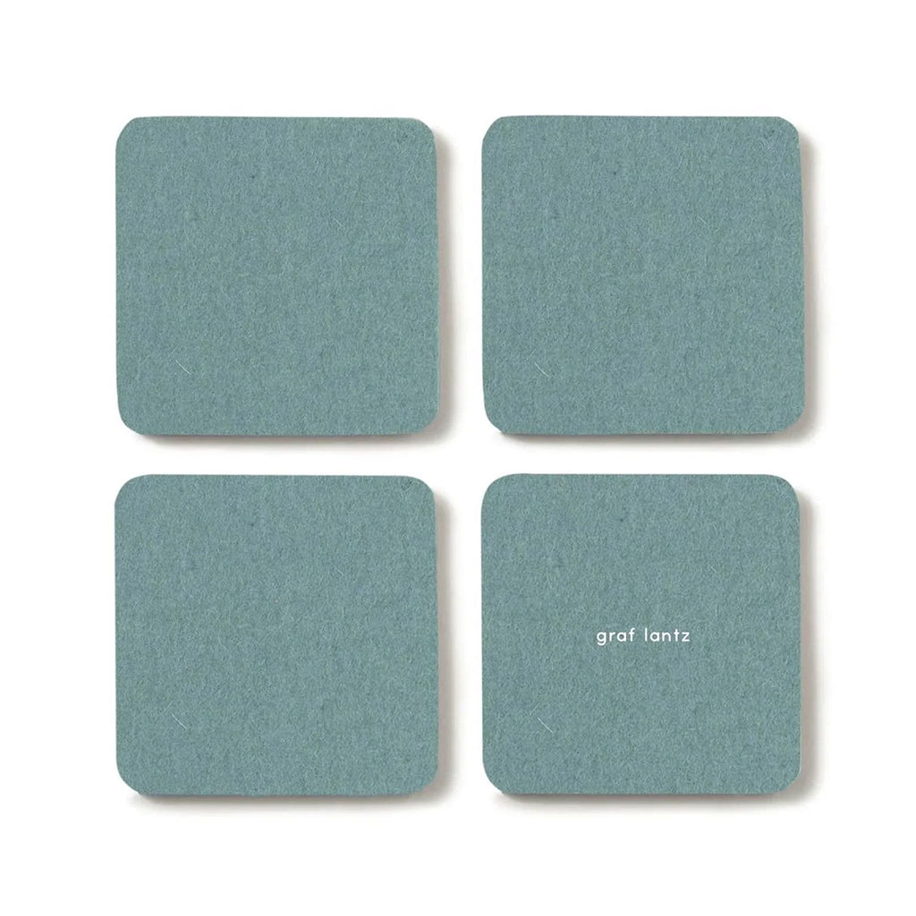 Bierfilzl Wool Felt Coaster Set of 4 - Spruce