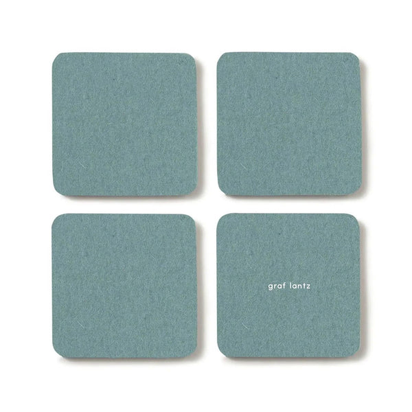 Bierfilzl Wool Felt Coaster Set of 4 - Spruce