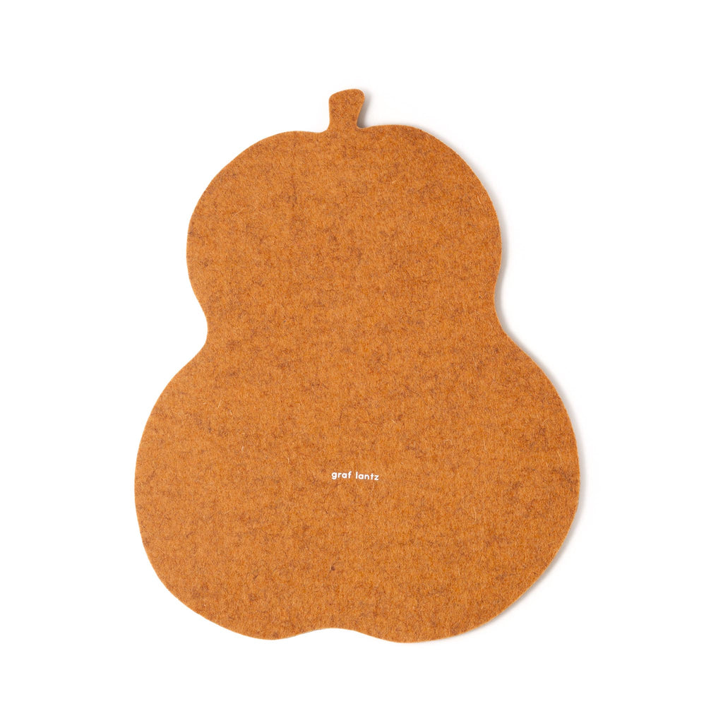 Merino Wool Felt Squash Trivet - Miso