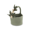 Felt Basket with Flower Garland