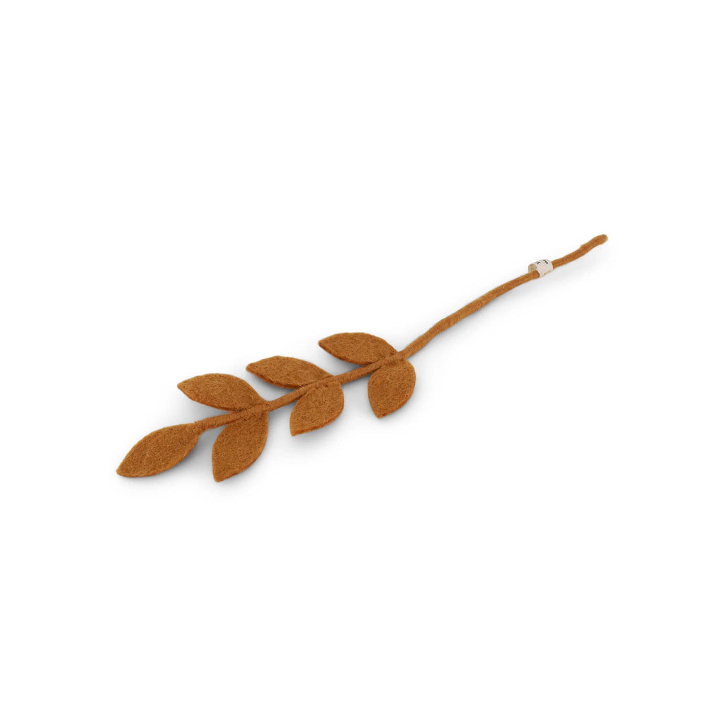 Felt Leaf Branches - Golden Brown