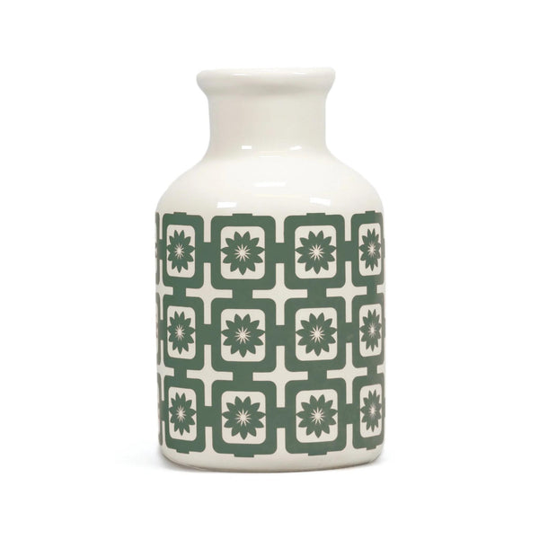 Shruti Designs Tiles Ceramic Vases - Green