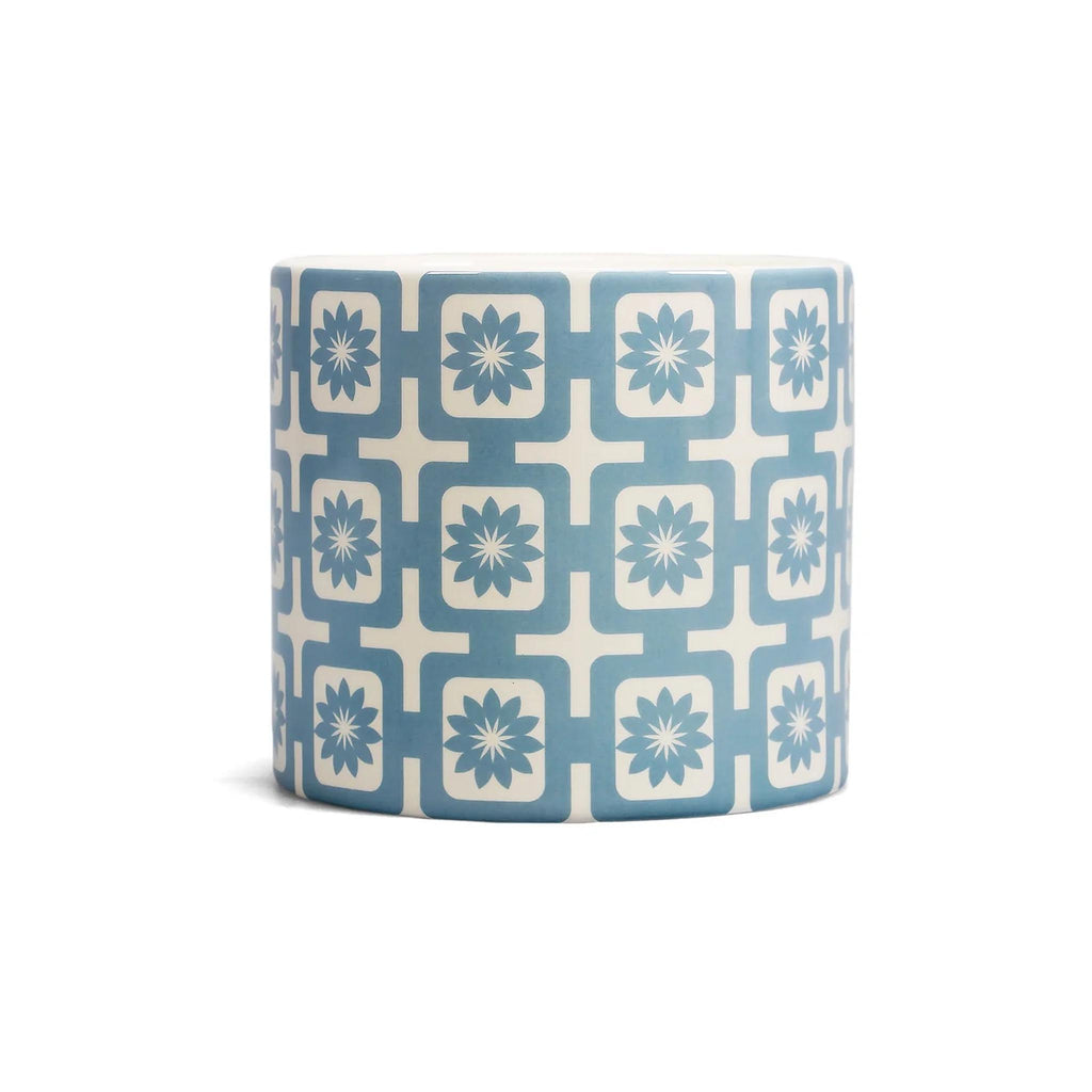 Shruti Designs Tiles Ceramic Plant Pots - Star Blue