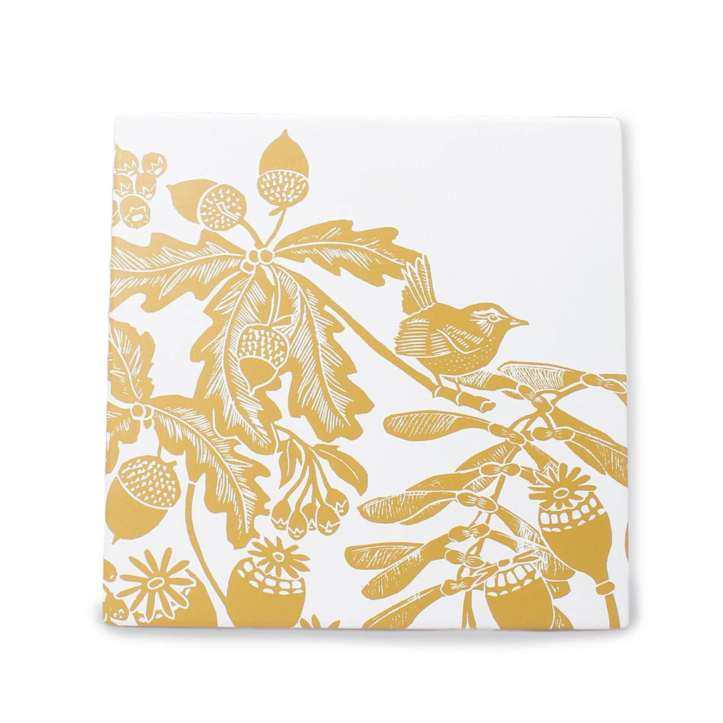 Kate Heiss Woodland Ochre Ceramic Trivet