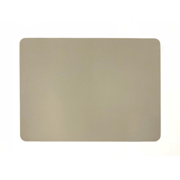 Vegan Leather Rectangle Placemats - Stone