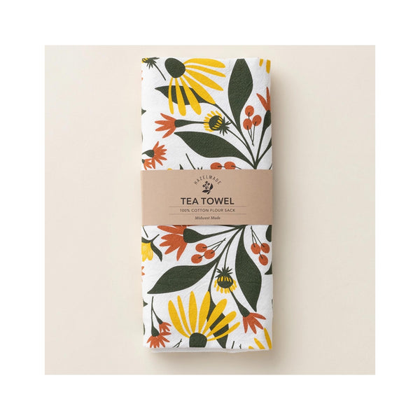 Fall Florals Tea Towel - packaging