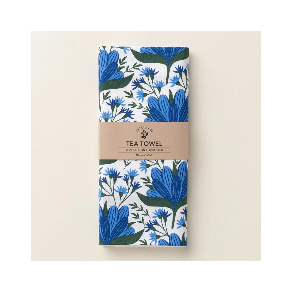 Blue Gentian Tea Towel - packaging